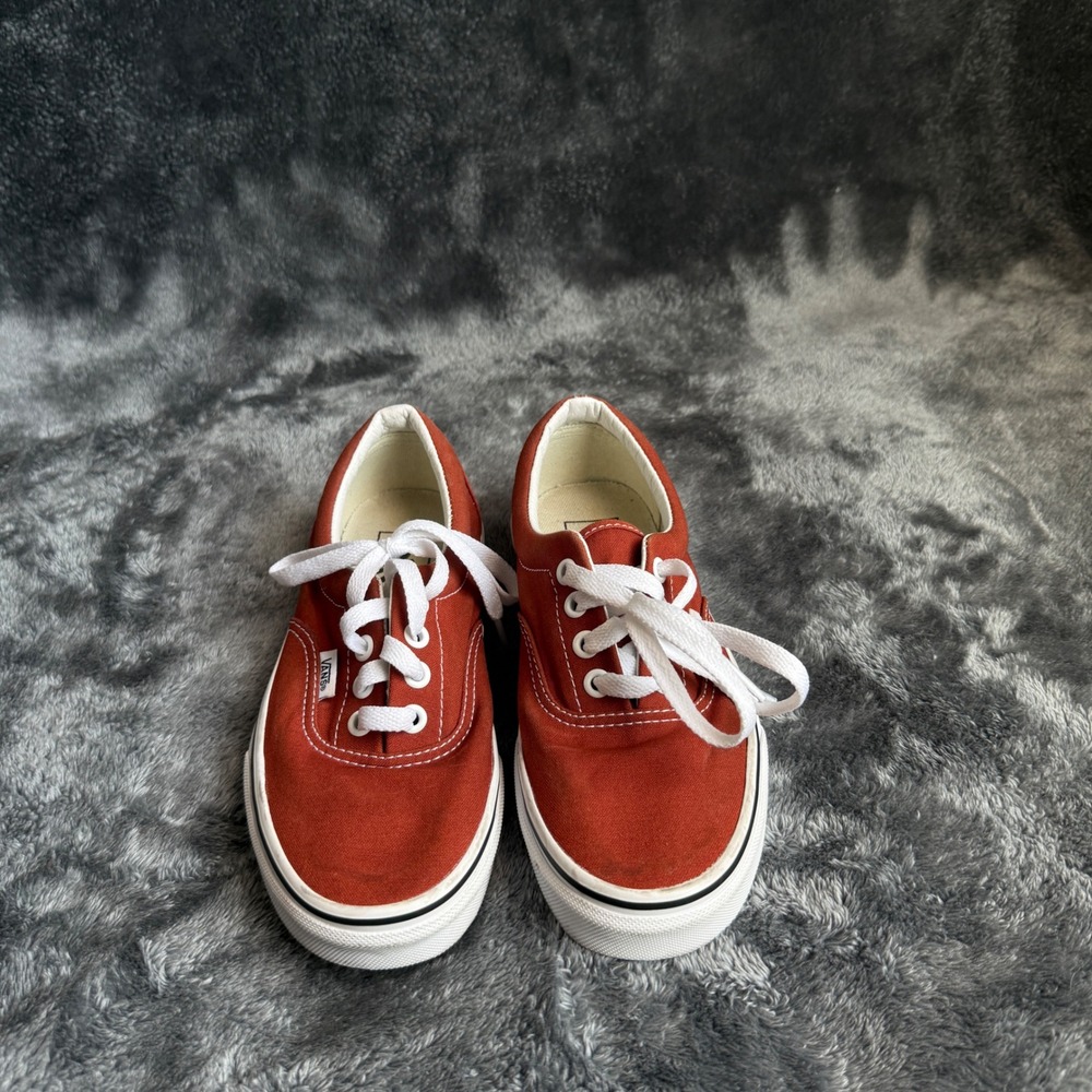 Vans Era Burnt Orange Canvas Low Top Skate Shoes Mens 3.5 Womens 5.0